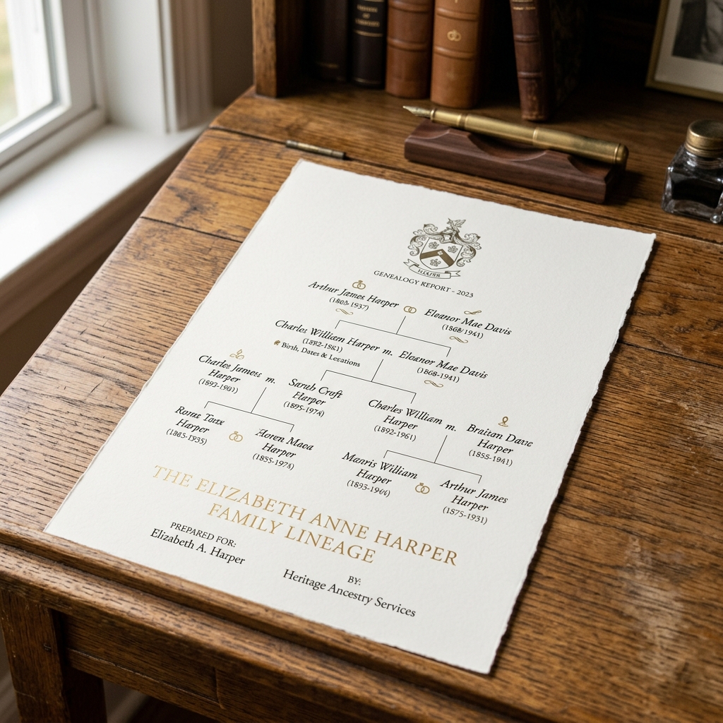 Contoh Laporan Silsilah